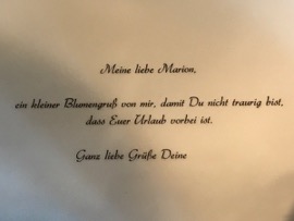 Malý kvetinový pozdrav Ďakujem